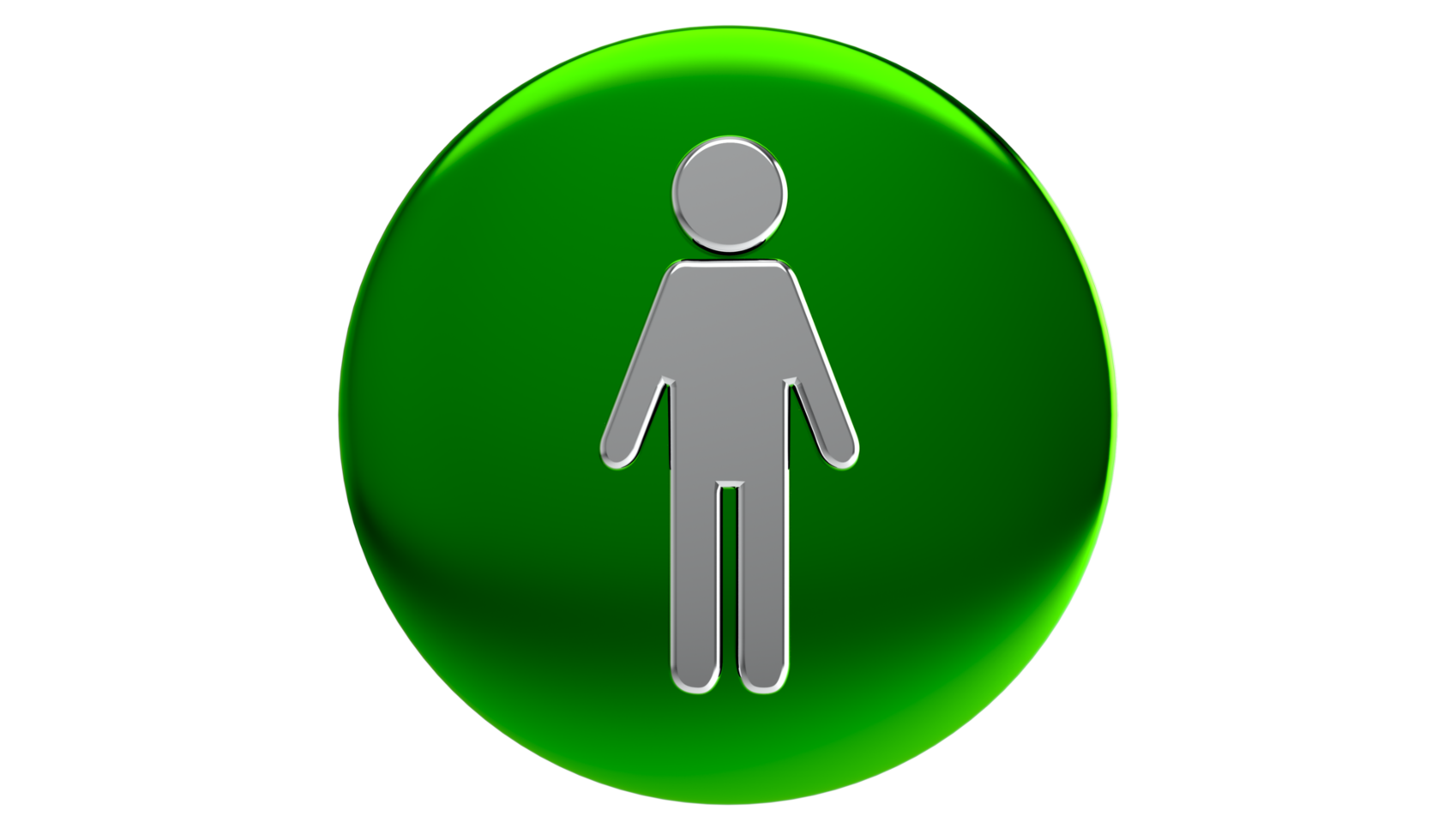 Toilettensymbol, Symbol, Toilettenschild auf transparentem Hintergrund png