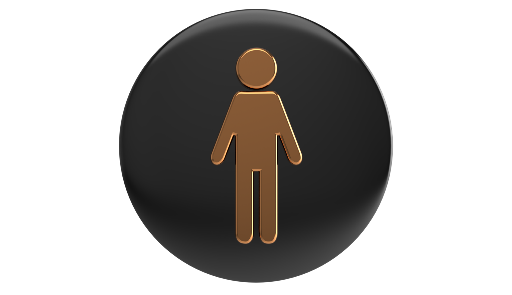 Toilettensymbol, Symbol, Toilettenschild auf transparentem Hintergrund png