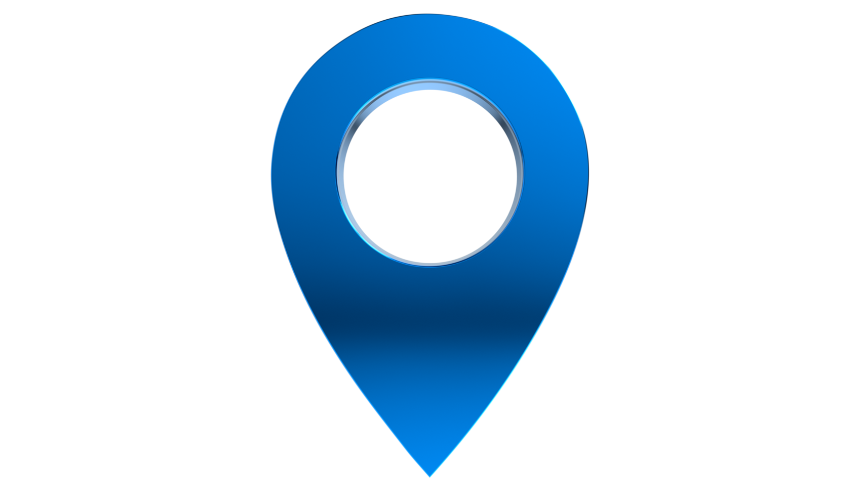 marca de localización del mapa y pin de ubicación en fondo transparente png