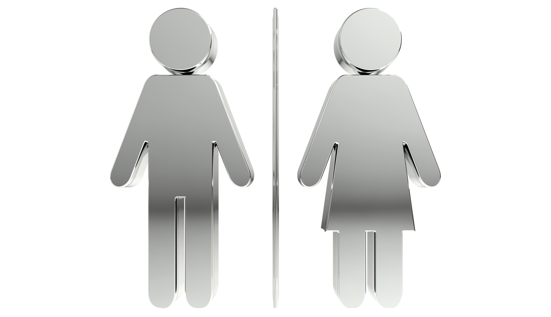 iconos de baño, símbolo de hombre y mujer, señales de baño, fondo