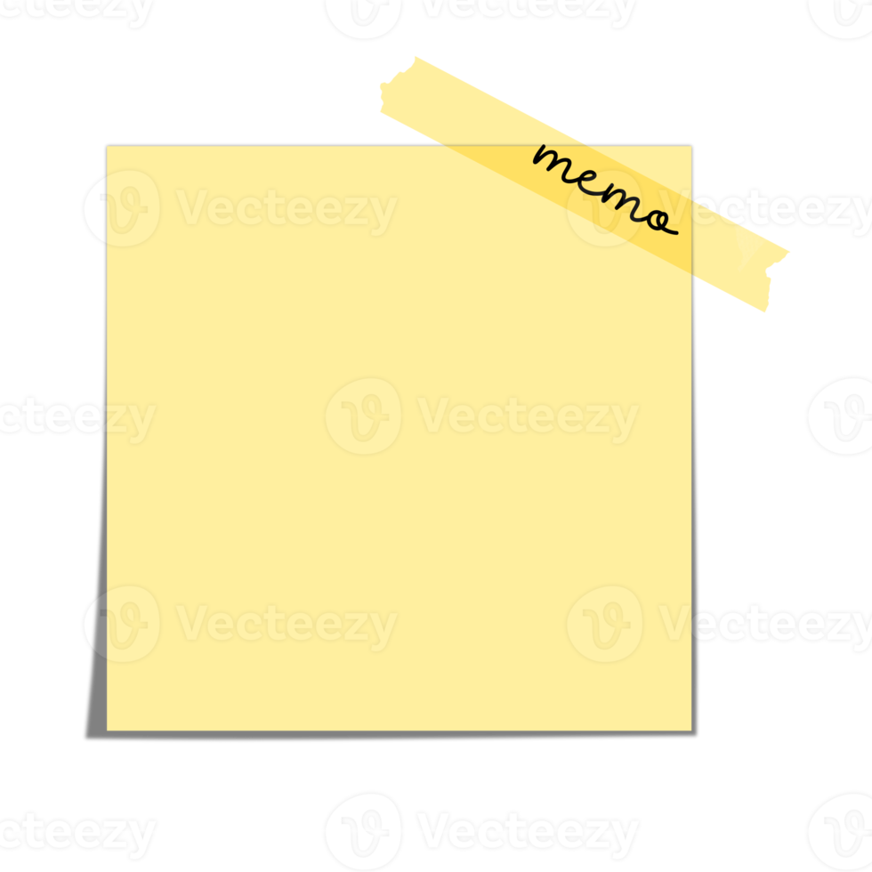 Digital Sticky Notes Cute Paper png