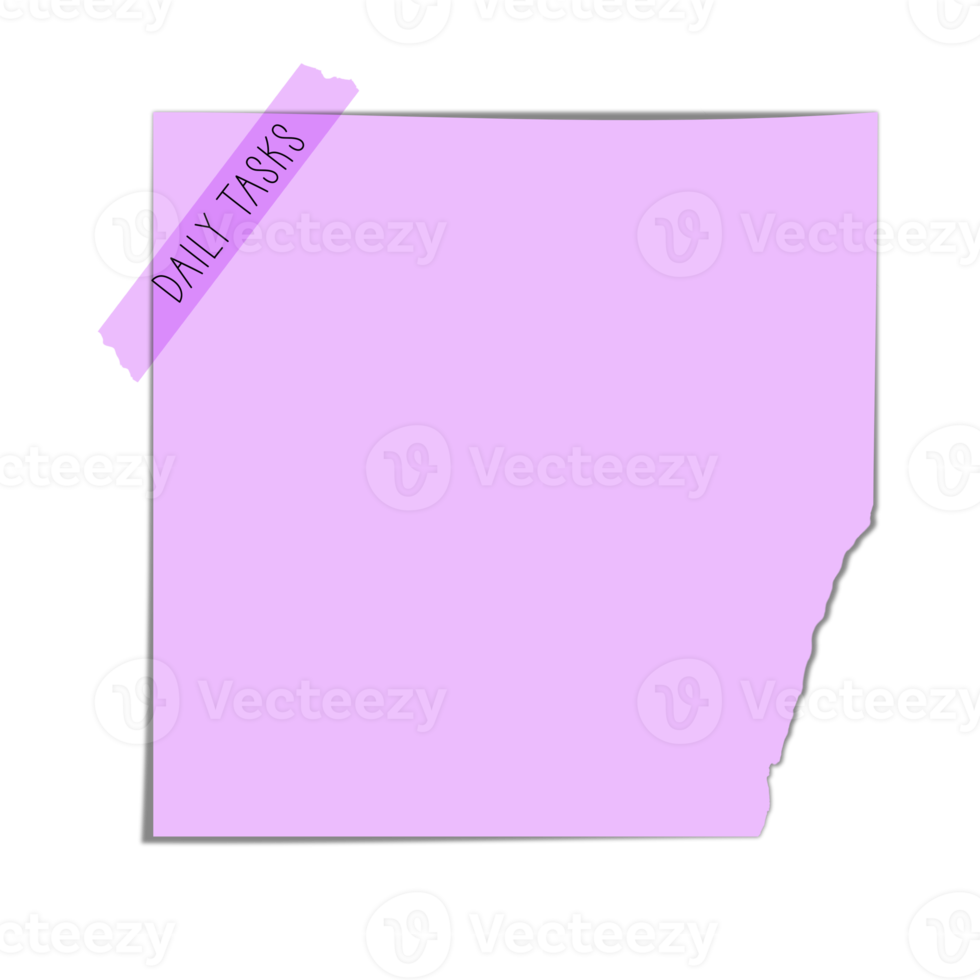 Digital Sticky Notes Cute Paper png