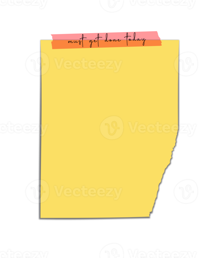 Digital Sticky Notes Cute Paper png