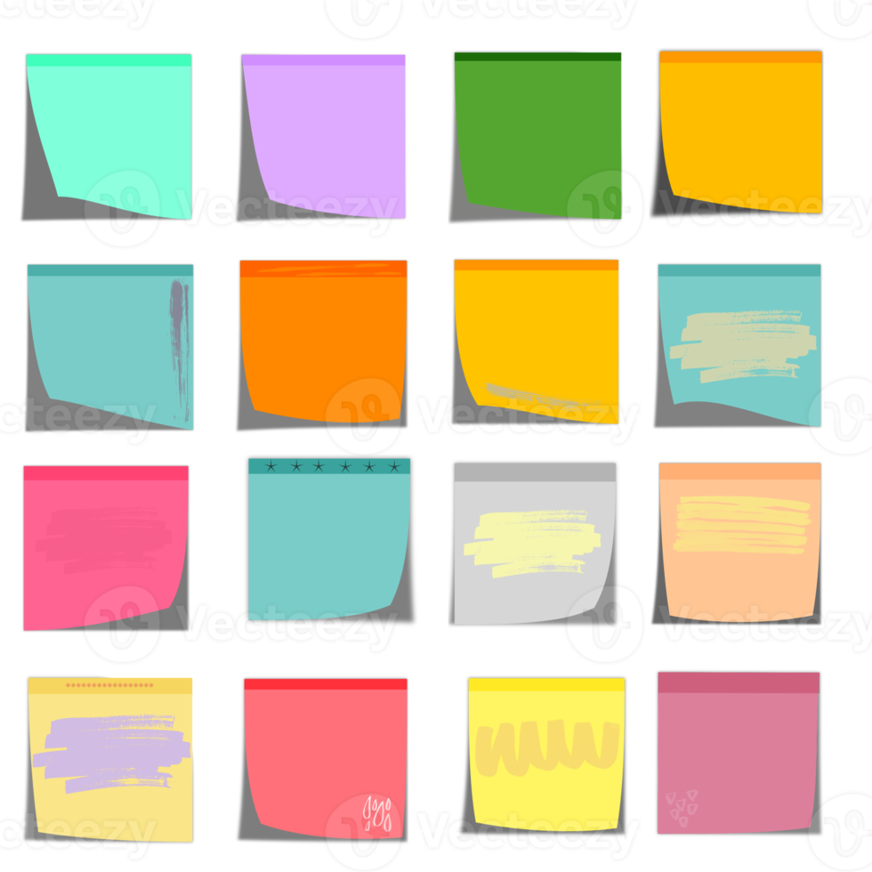 Cute Sticky Notes png