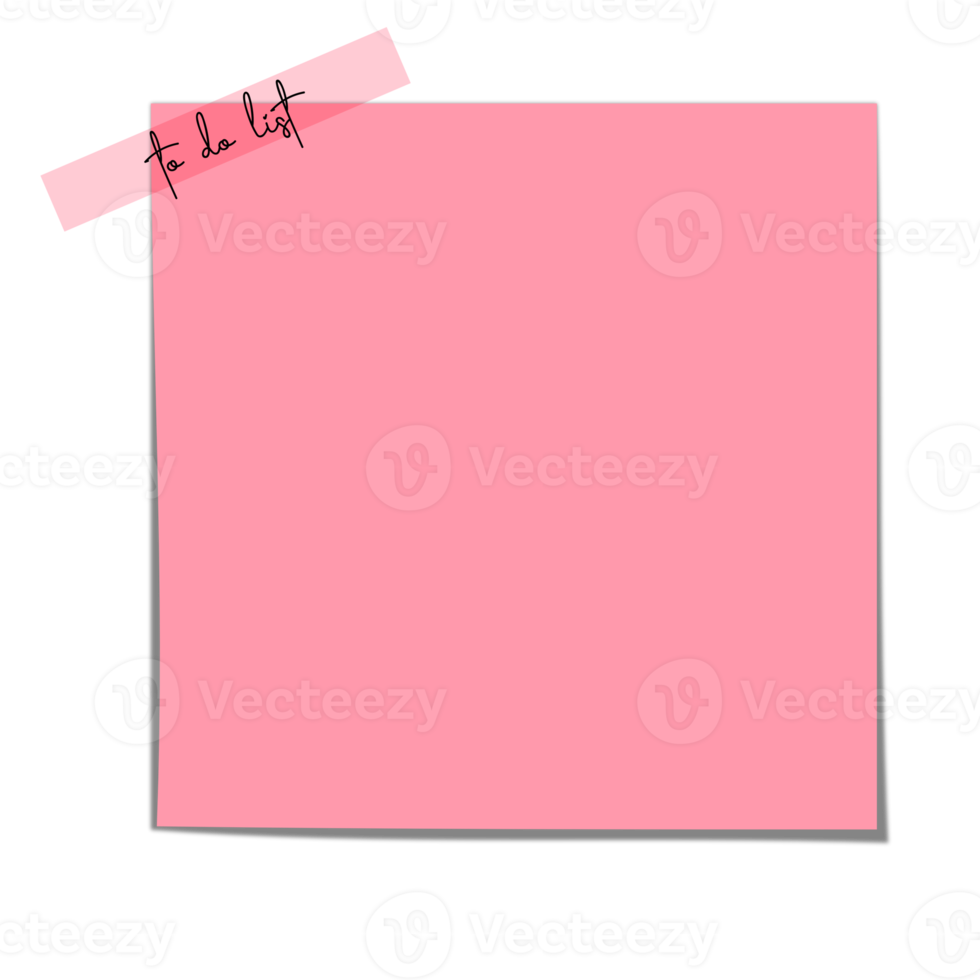 Digital Sticky Notes Cute Paper png