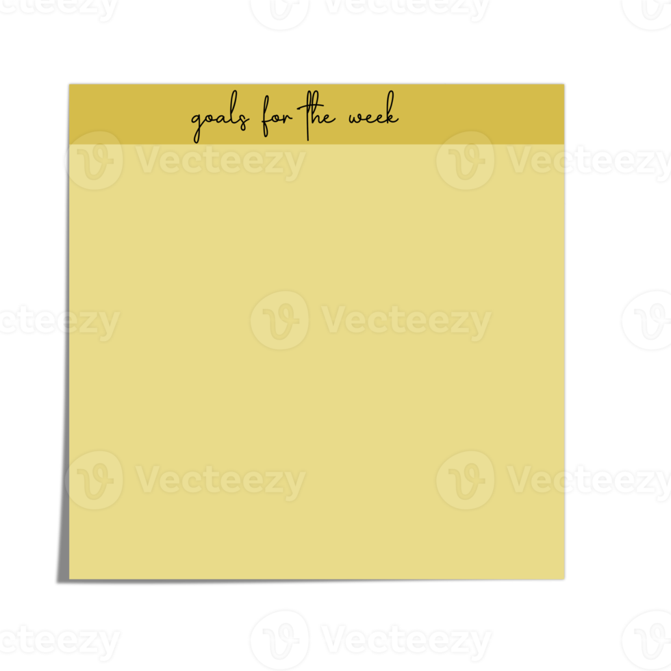 Digital Sticky Notes Cute Paper png