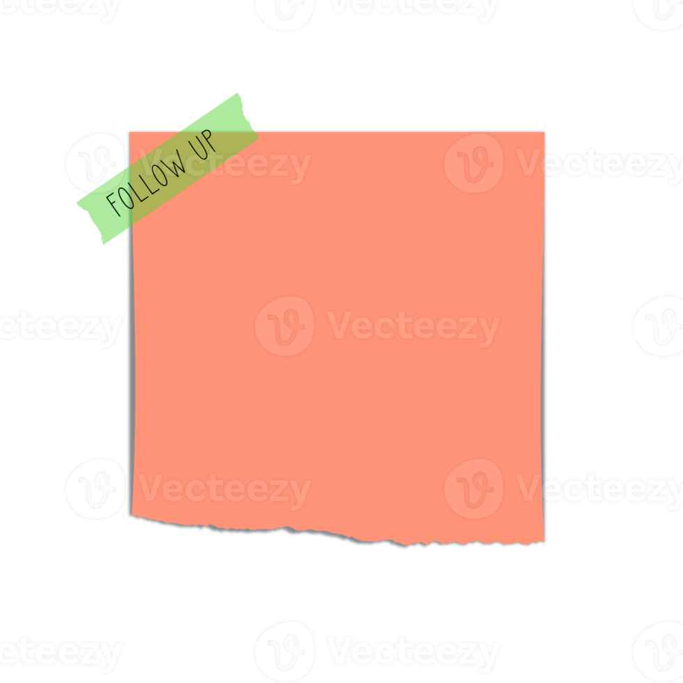 digitaal kleverig aantekeningen schattig papier png