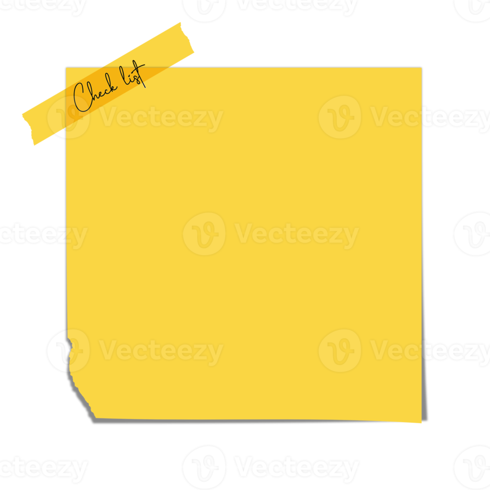 Digital Sticky Notes Cute Paper png