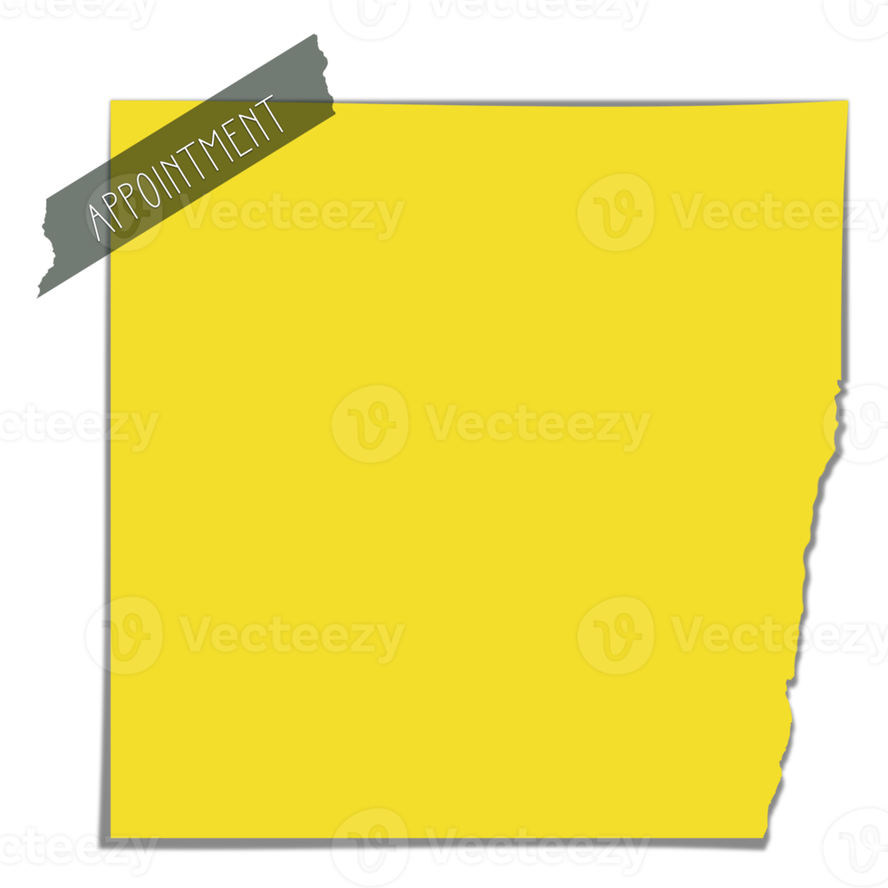 Digital Sticky Notes Cute Paper png