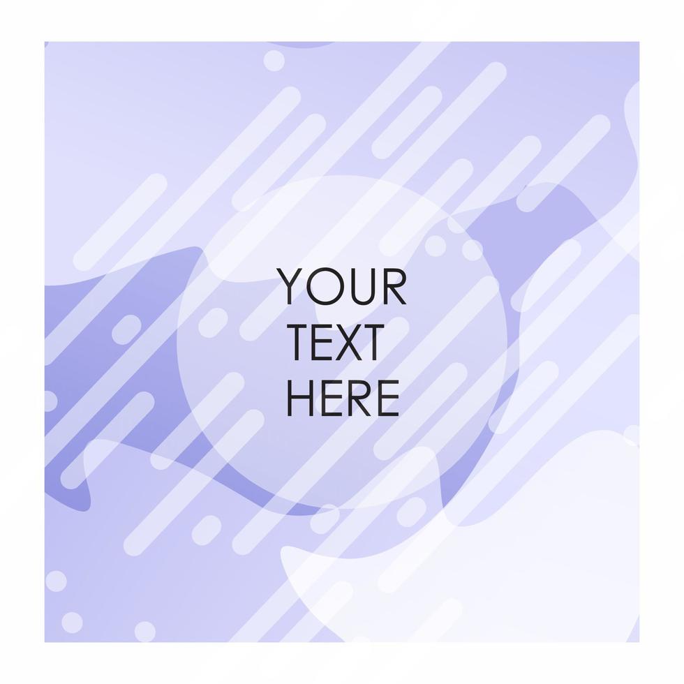 Purple and white background with typography vector