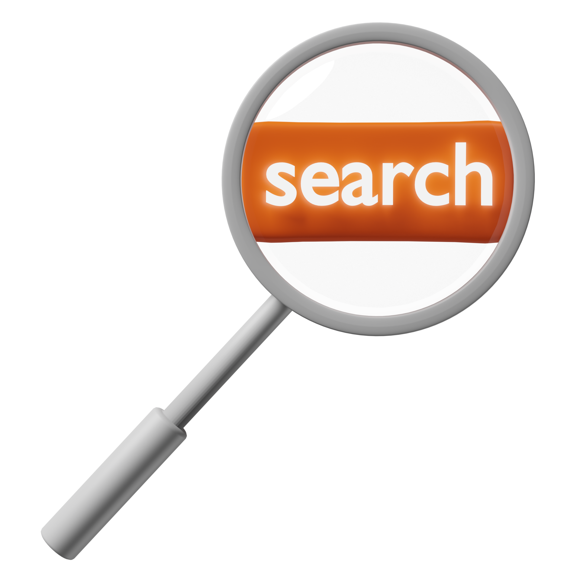 magnifying glass with search label tag isolated. minimal web search 