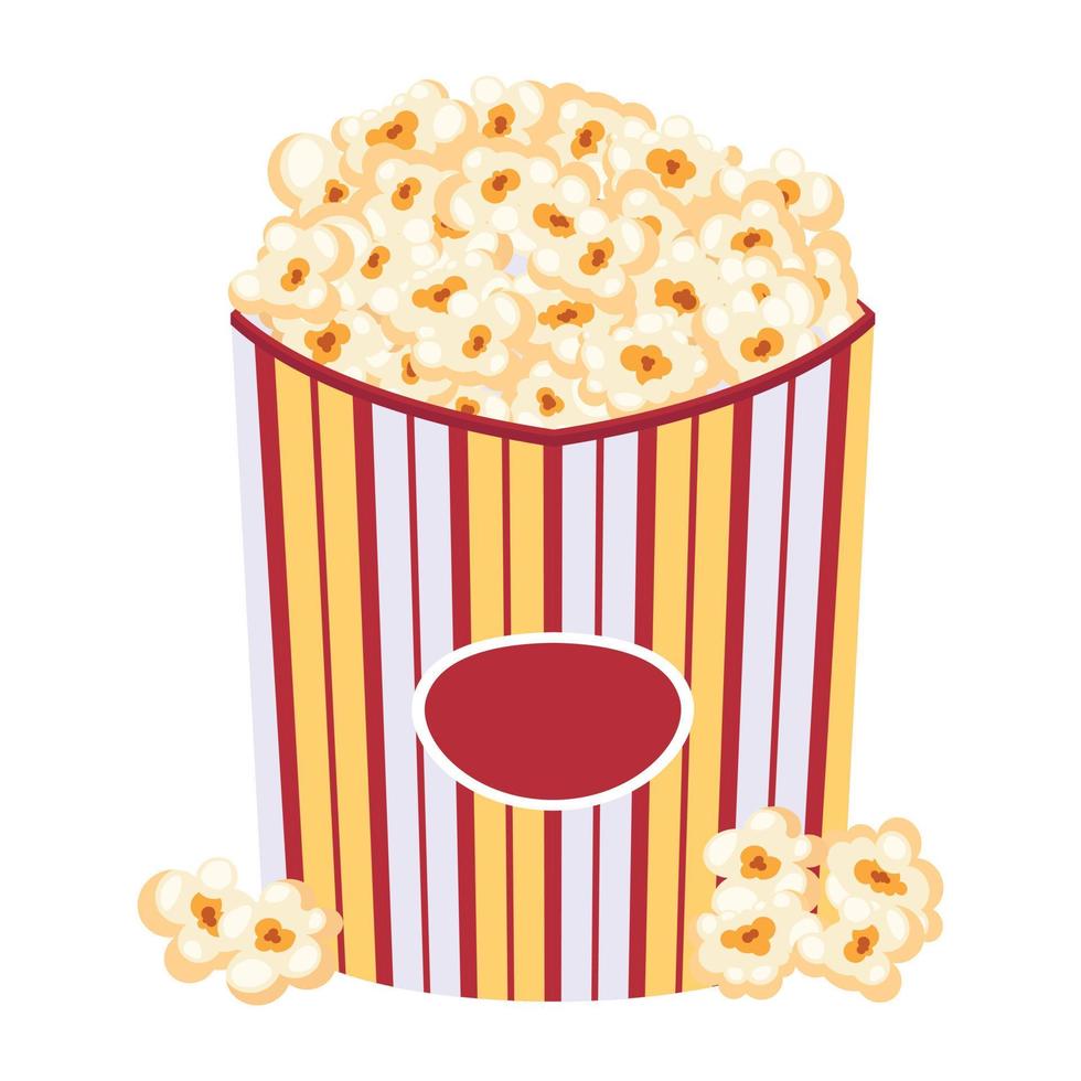 Look at this flat design of popcorn vector