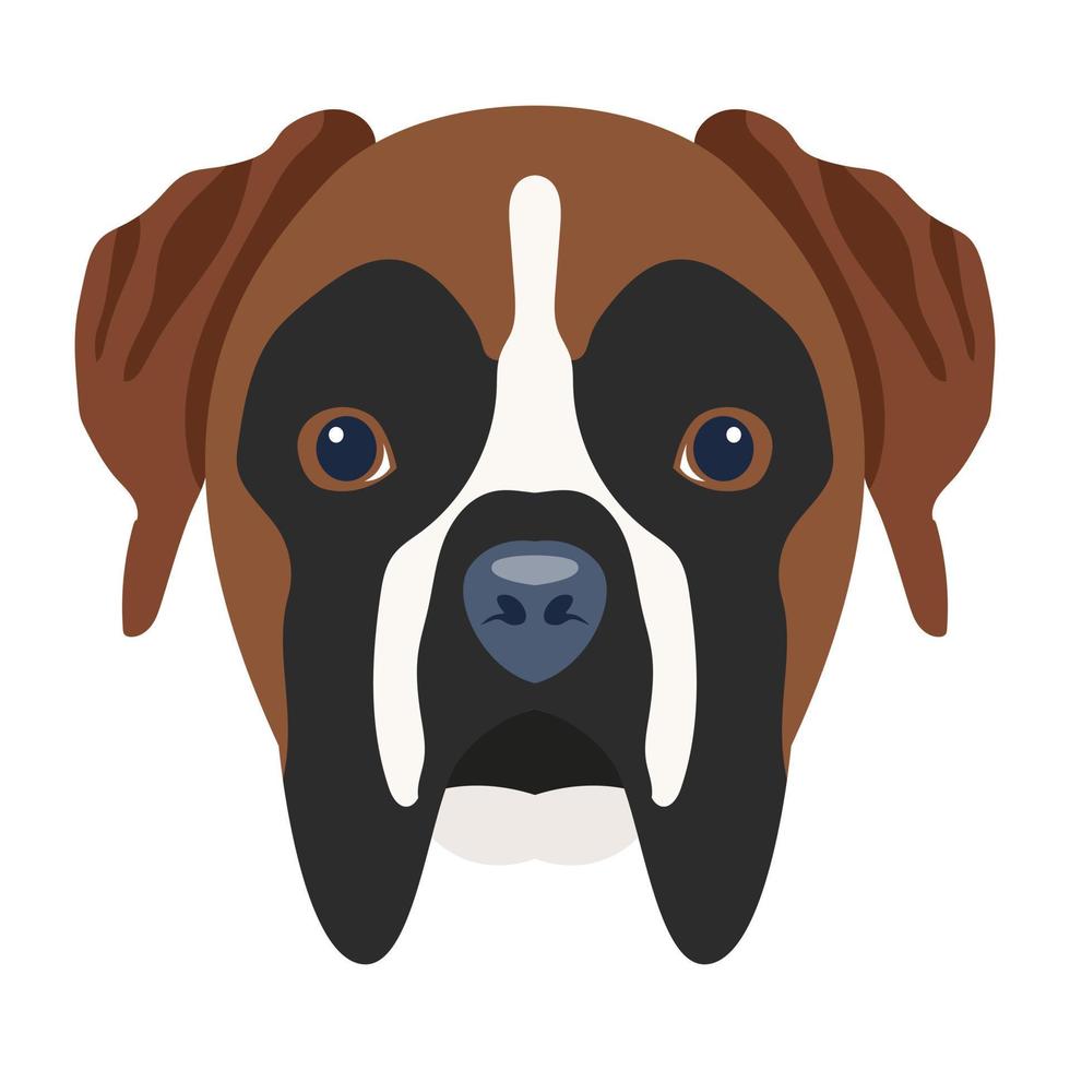 Creatively designed flat icon of Dog vector