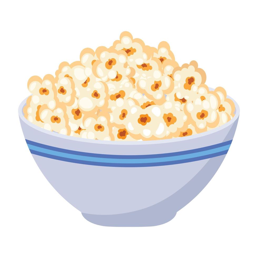 Look at this flat design of popcorn vector