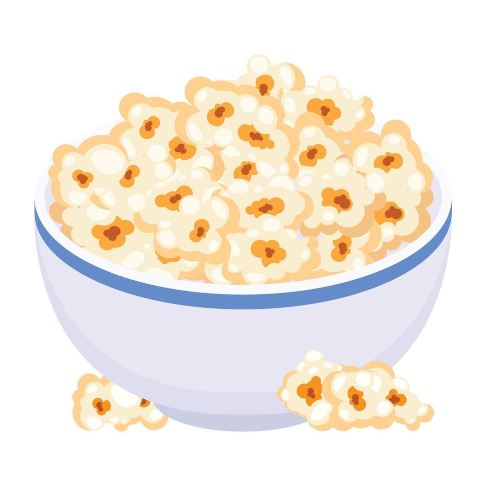 Look at this flat design of popcorn vector