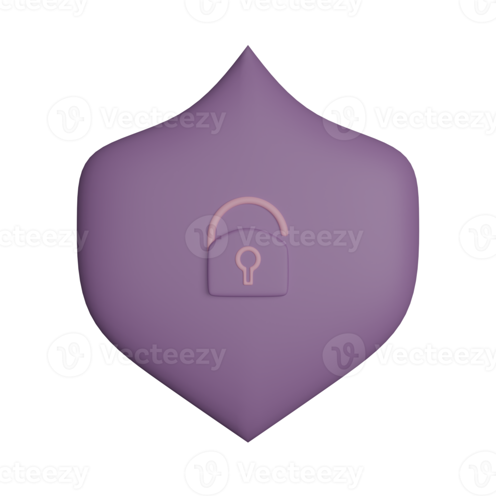 Rendering Security Shield png