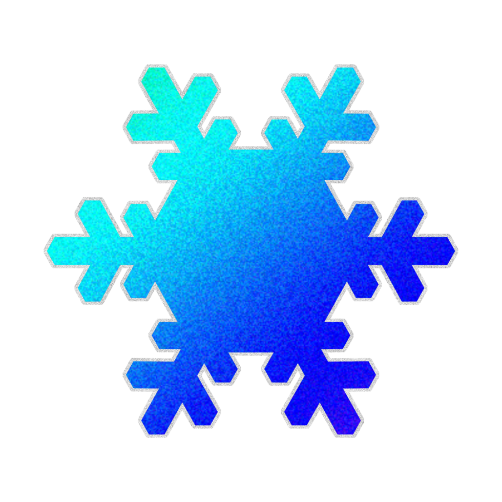 sneeuwvlok blauw schitteren structuur achtergrond ontwerp sticker png