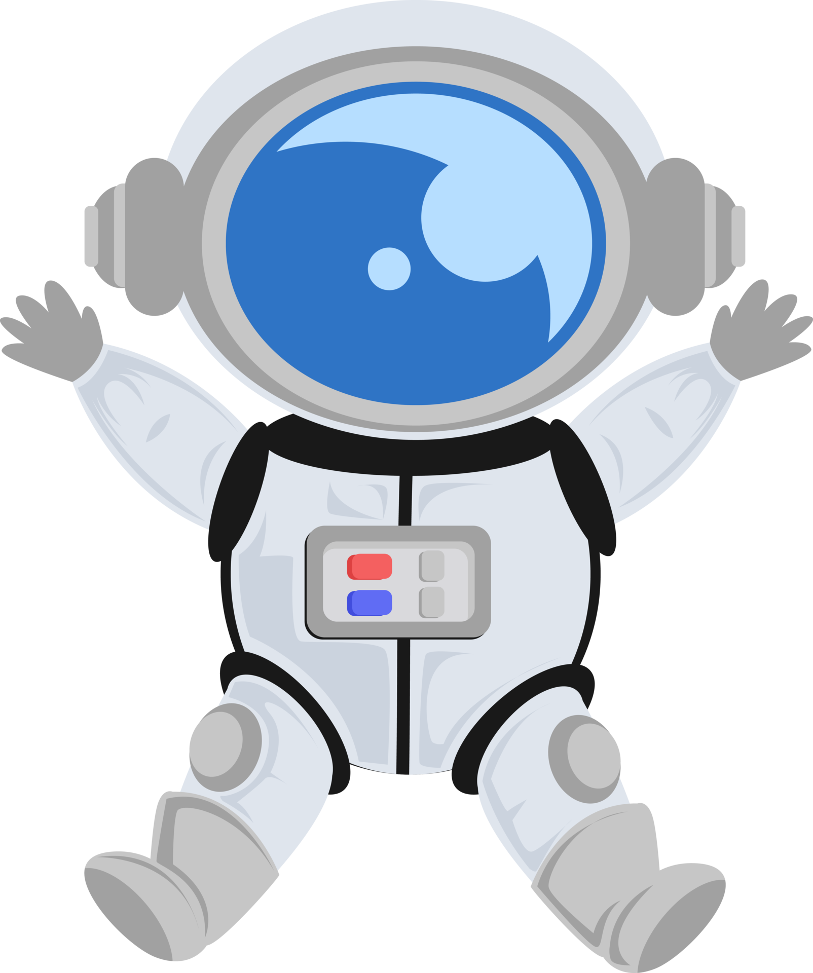 cute astronaut floating flat illustration 14207857 PNG