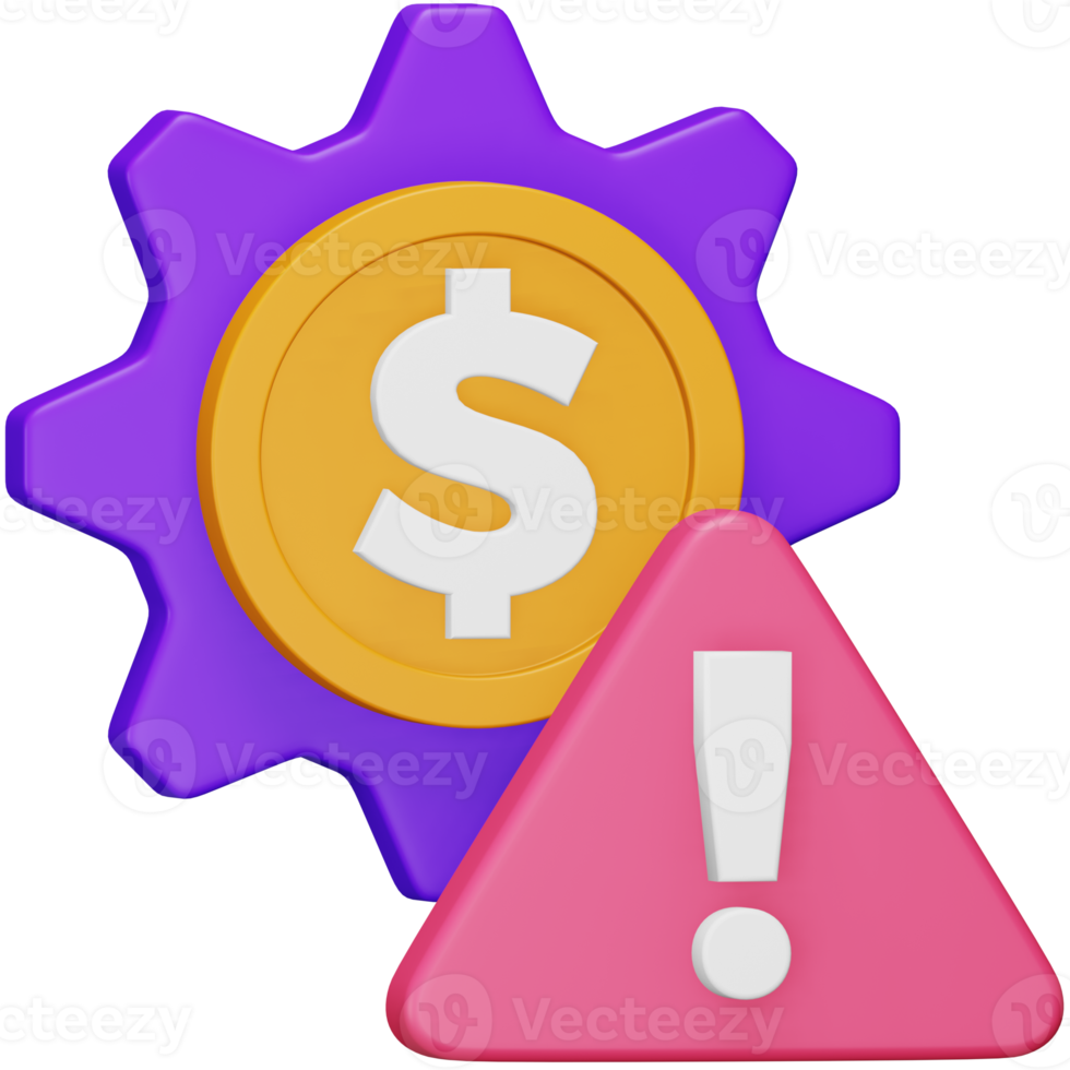 Risk management 3d rendering isometric icon. 14208075 PNG