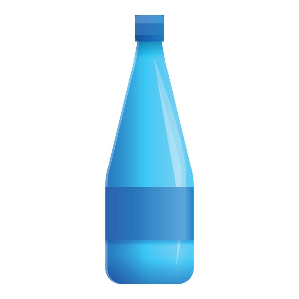 Pure mineral water icon, cartoon style vector