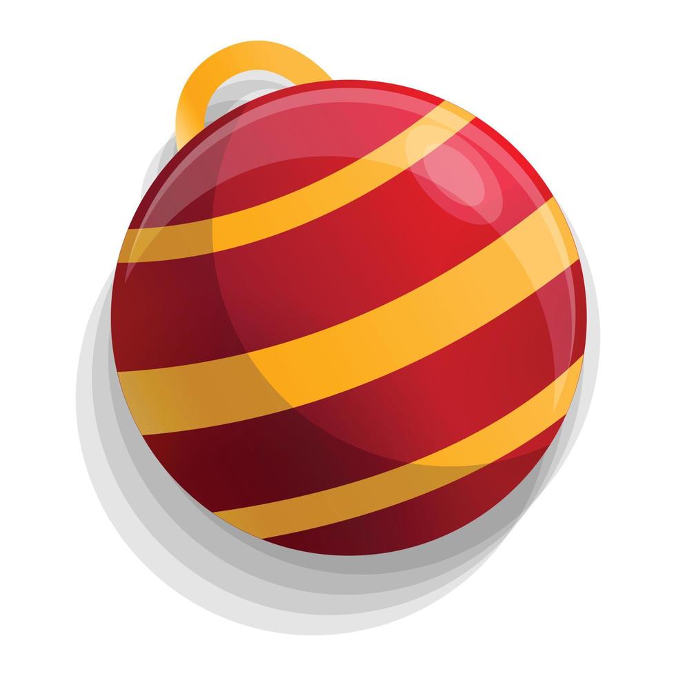 icono de bola roja de árbol de Navidad, estilo de dibujos animados 14208183  Vector en Vecteezy