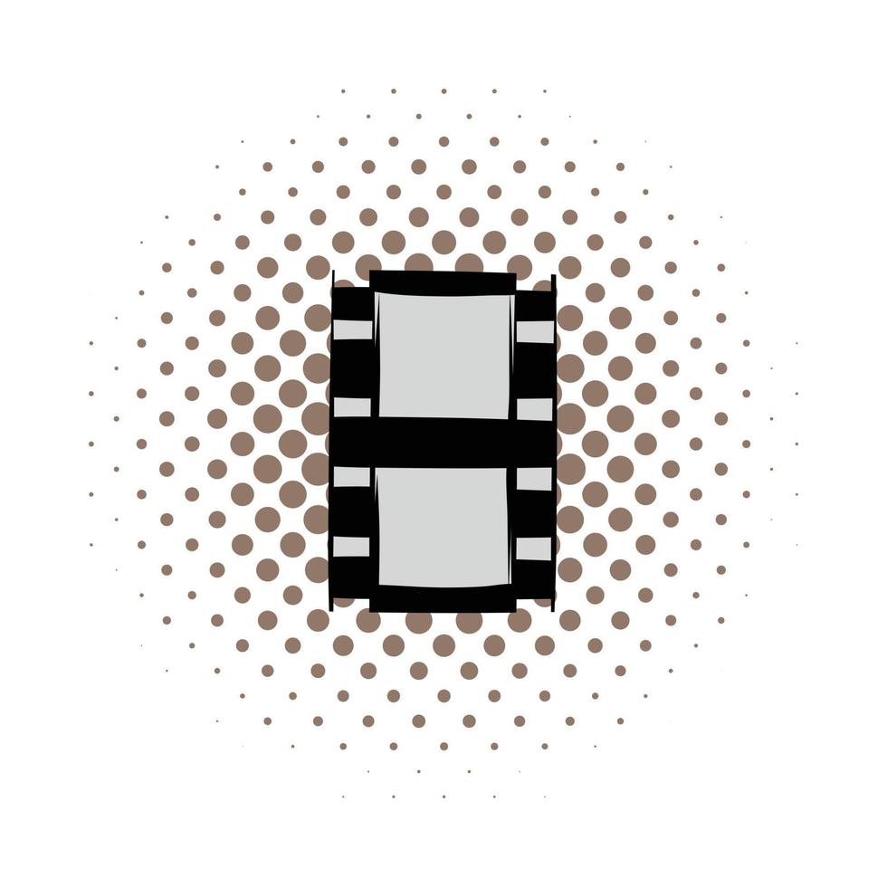 Film strip comics icon vector