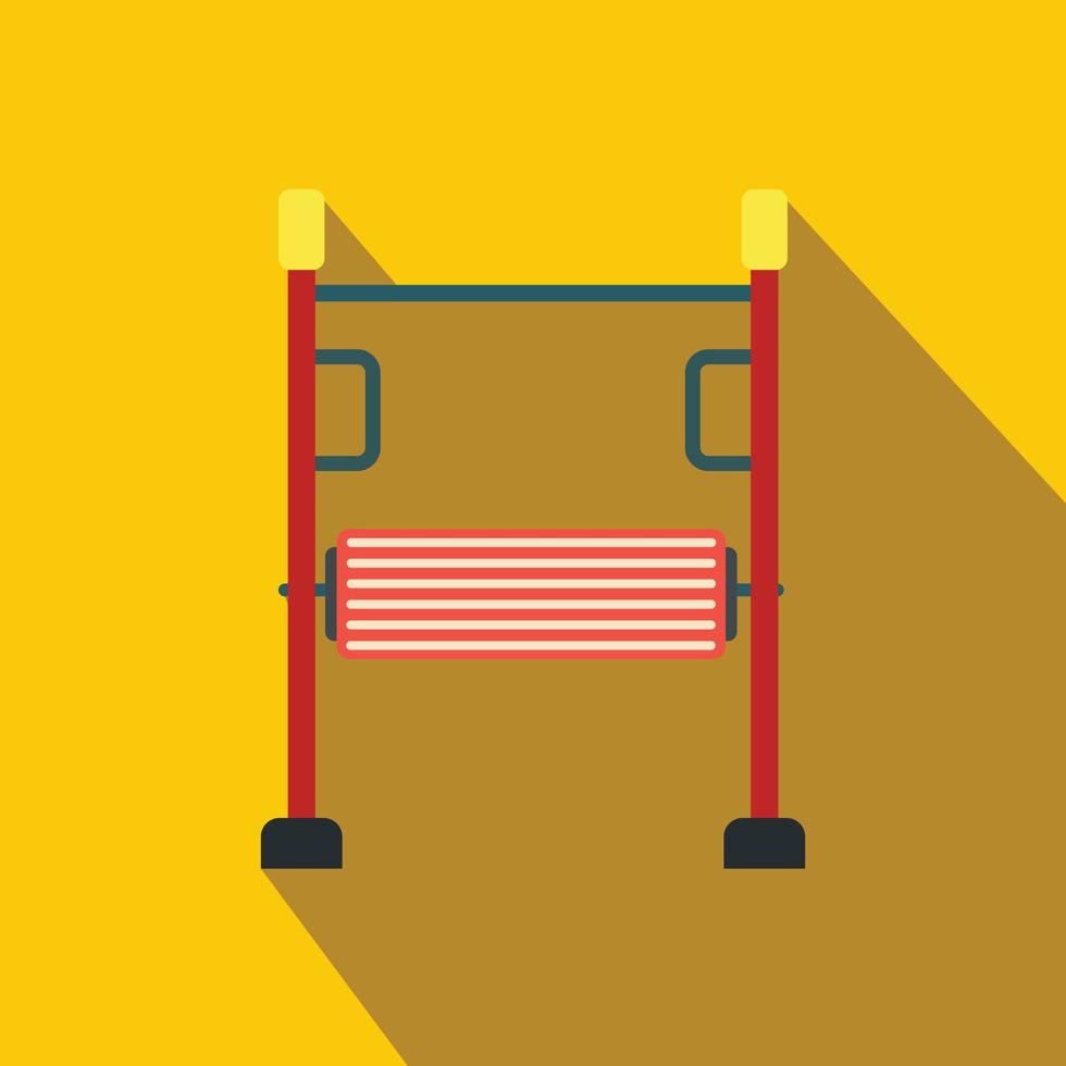 Children play simulator flat icon vector