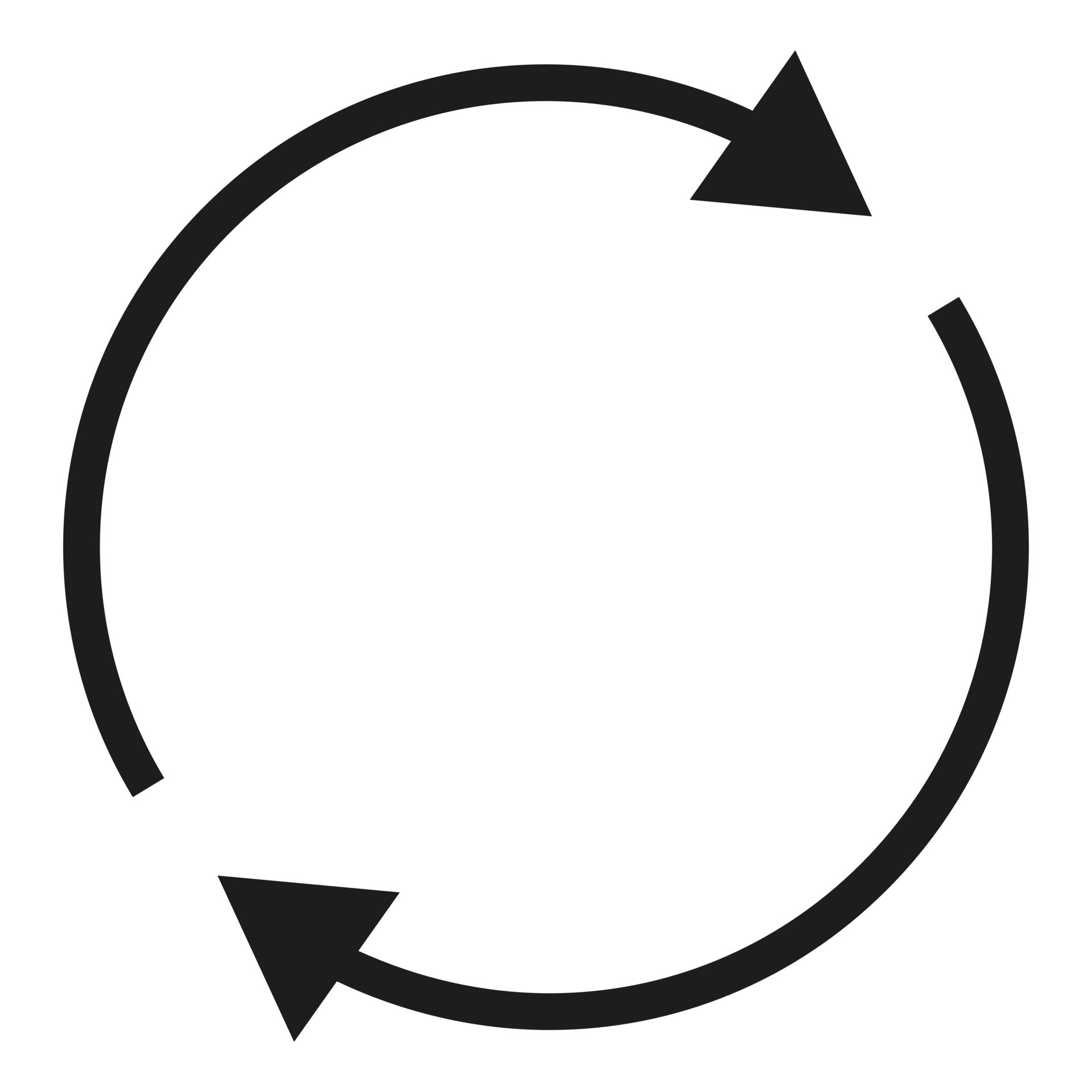 Round circle arrow icon, simple style 14208796 Vector Art at Vecteezy