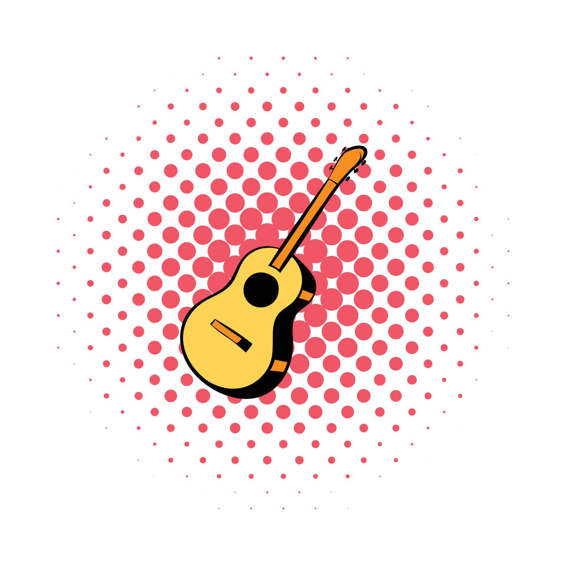 Acoustic guitar comics icon 14208809 Vector Art at Vecteezy Acoustic guitar comics icon 14208809 Vector Art at Vecteezy
