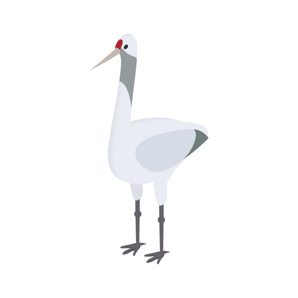 Crane icon in isometric 3d style vector