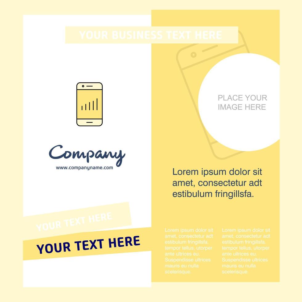 Smartphone Company Brochure Template Vector Busienss Template