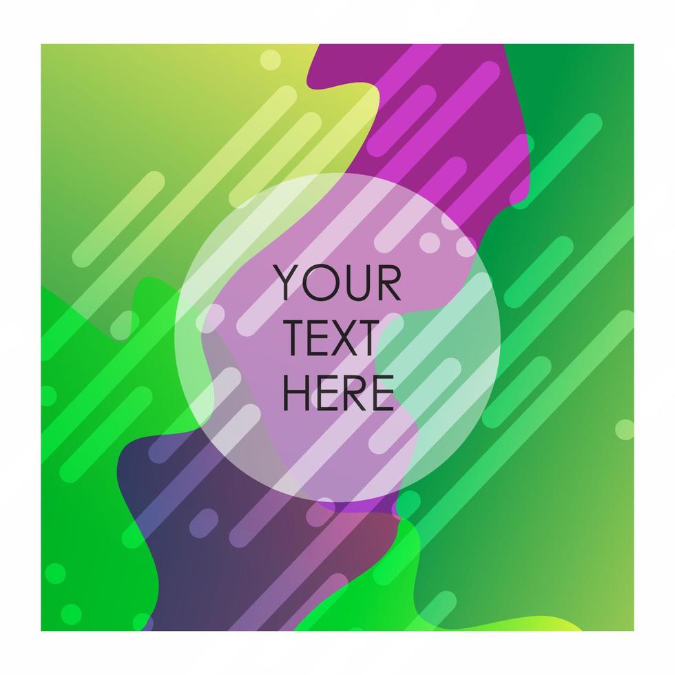 Colorful background with typography vector