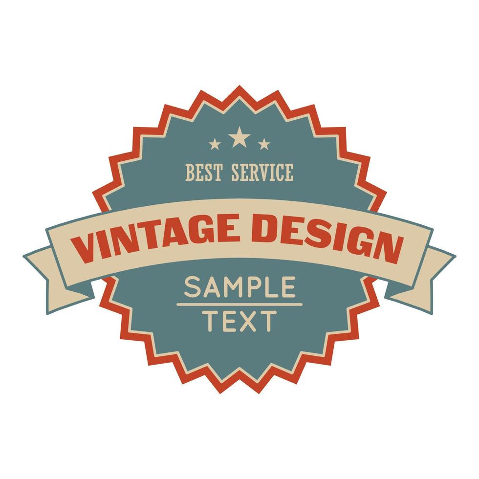 banner de diseño vintage de venta vector