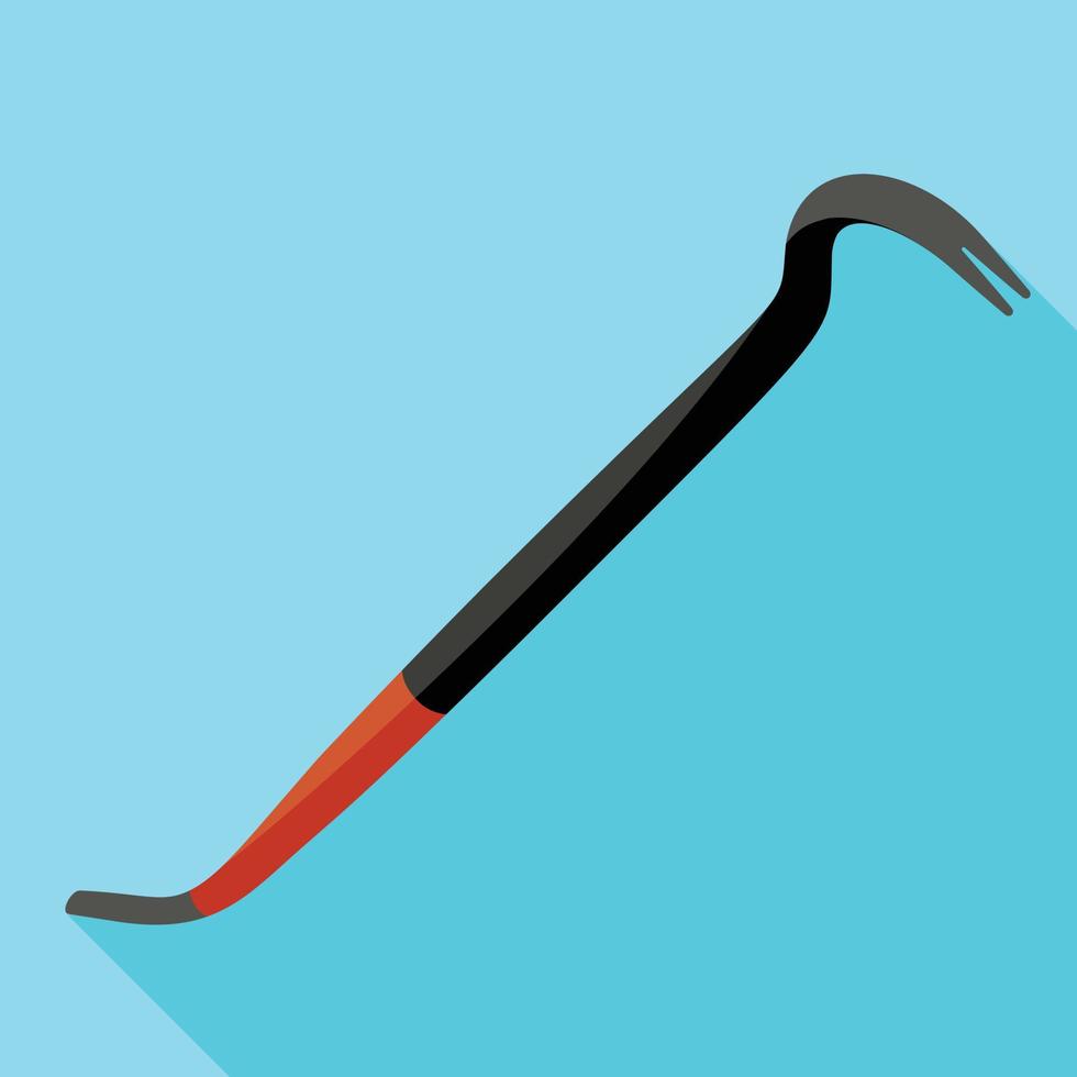 Metal nail catcher icon, flat style vector