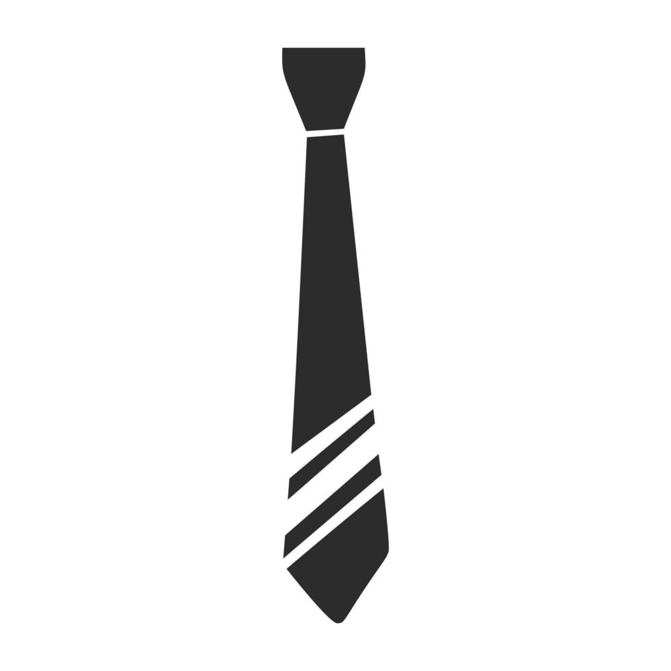 Necktie clothes icon, simple style vector