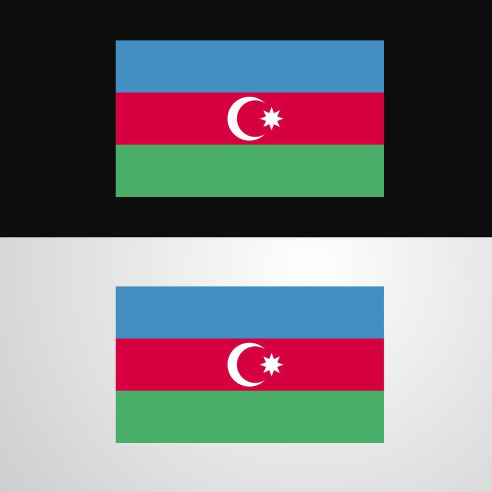 Azerbaijan Flag banner design vector