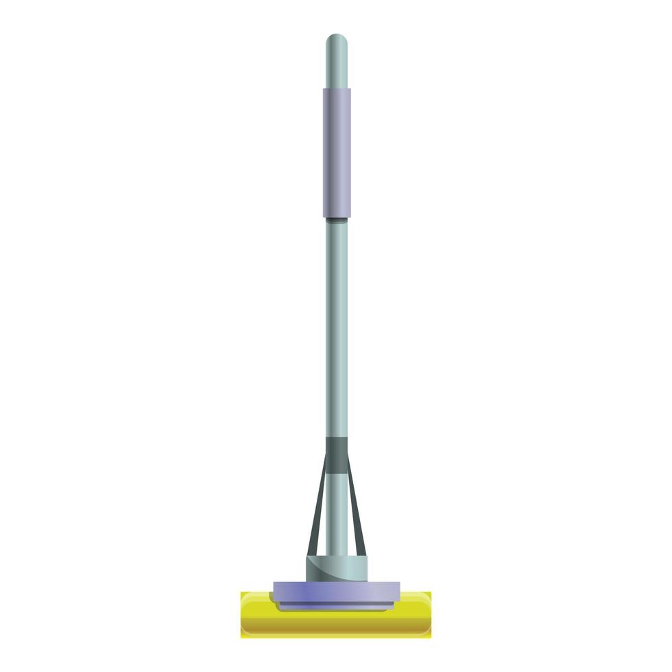 Modern mop icon, cartoon style vector