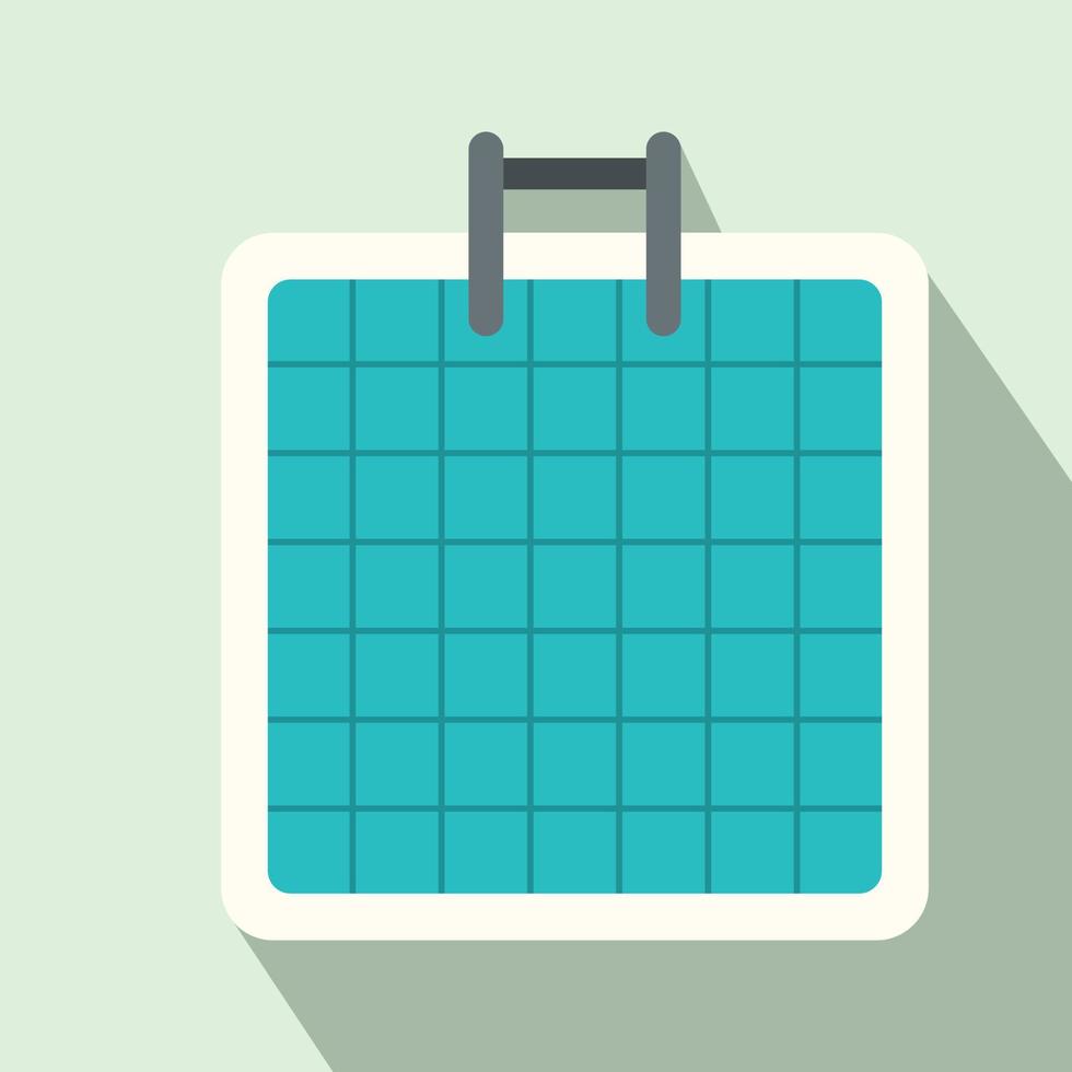 Swimming pool flat icon vector