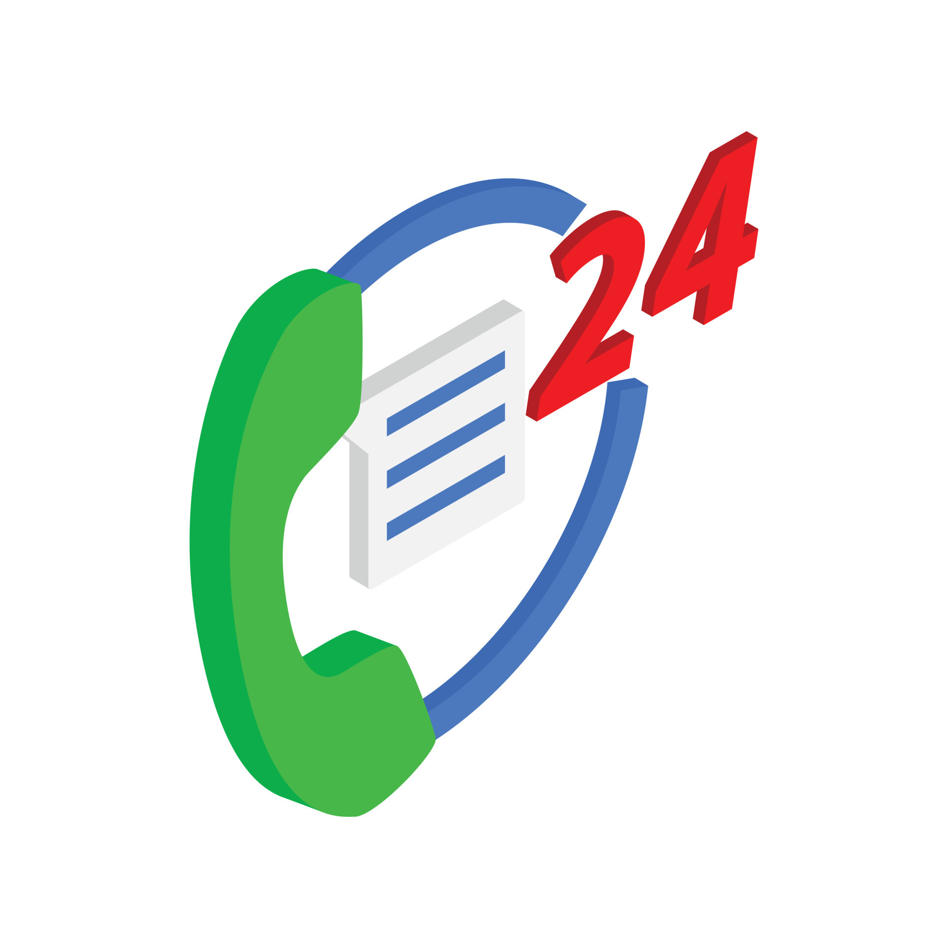 24 hours support icon, isometric 3d style 14209881 Vector Art at Vecteezy