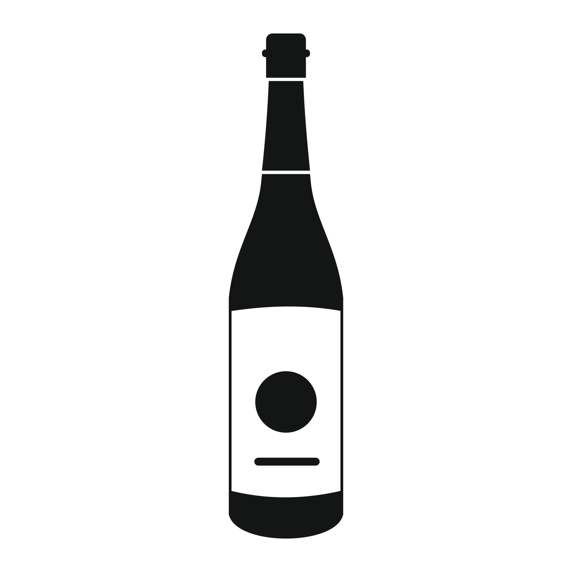 Sake bottle icon, simple style 14210290 Vector Art at Vecteezy