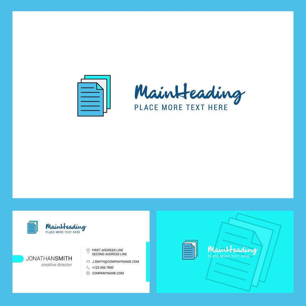 Printer Logo design with Tagline Front and Back Busienss Card Template Vector Creative Design