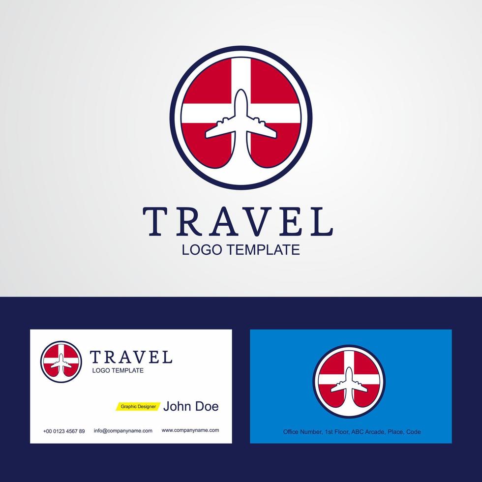 Travel Sovereign Military order of Malta Creative Circle flag Logo and Business card design vector