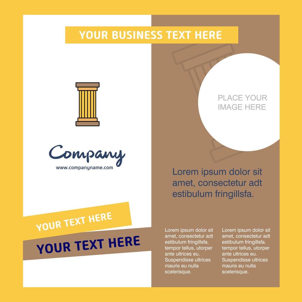 Piller Company Brochure Template Vector Busienss Template