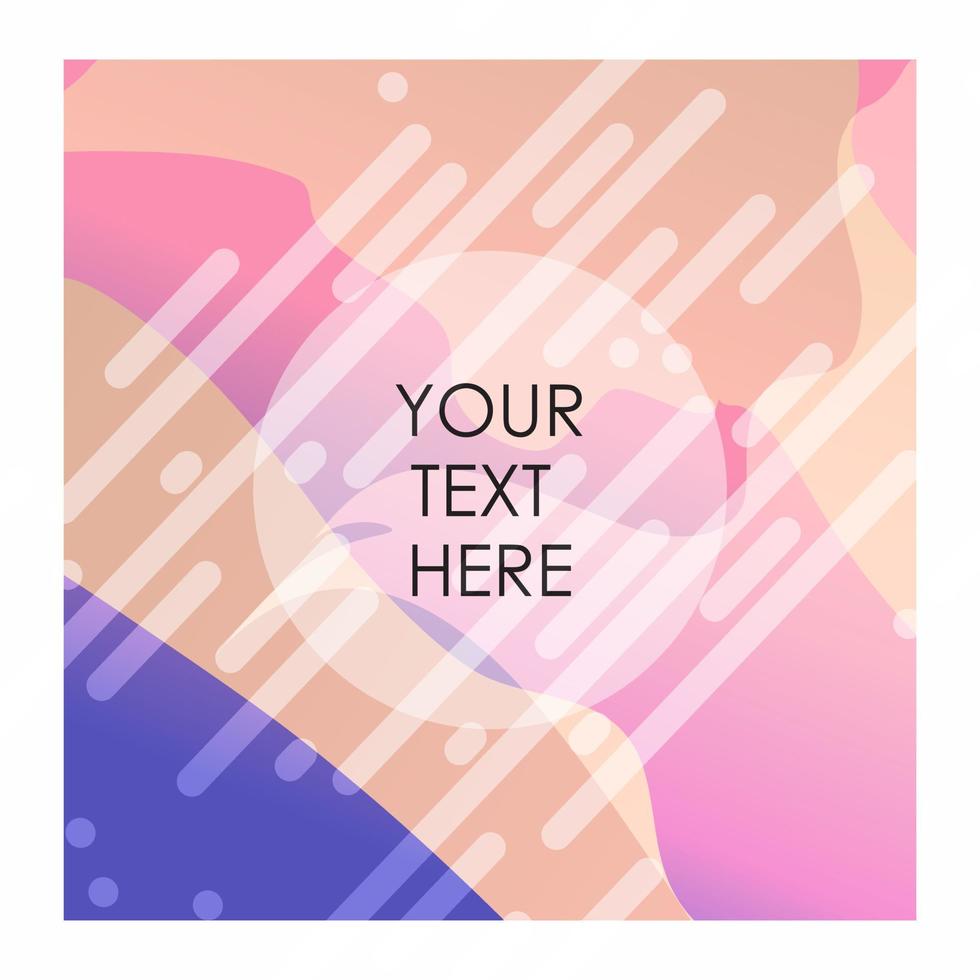 Colorful background with typography design vector