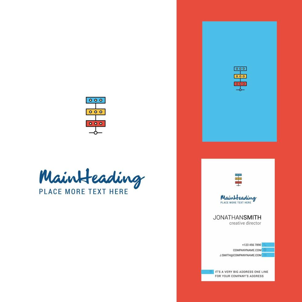 Network Creative Logo and business card vertical Design Vector