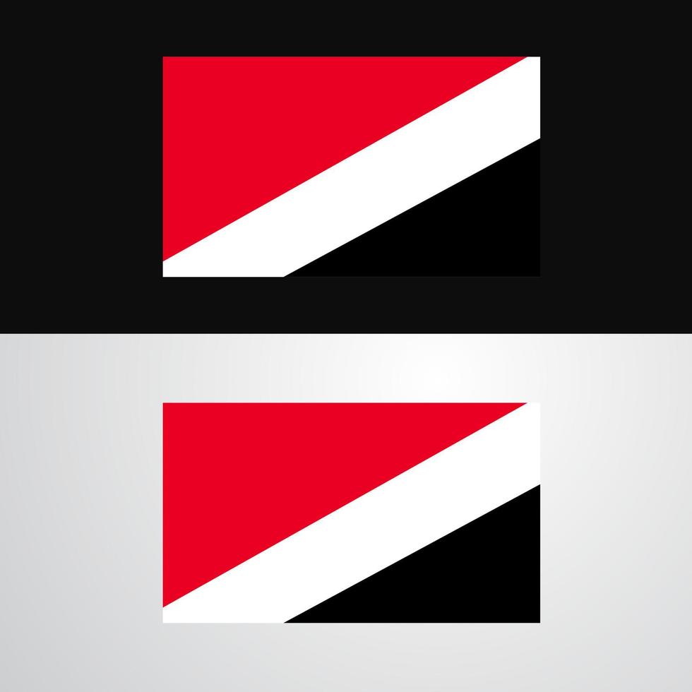 diseño de banner de bandera del principado de sealand vector