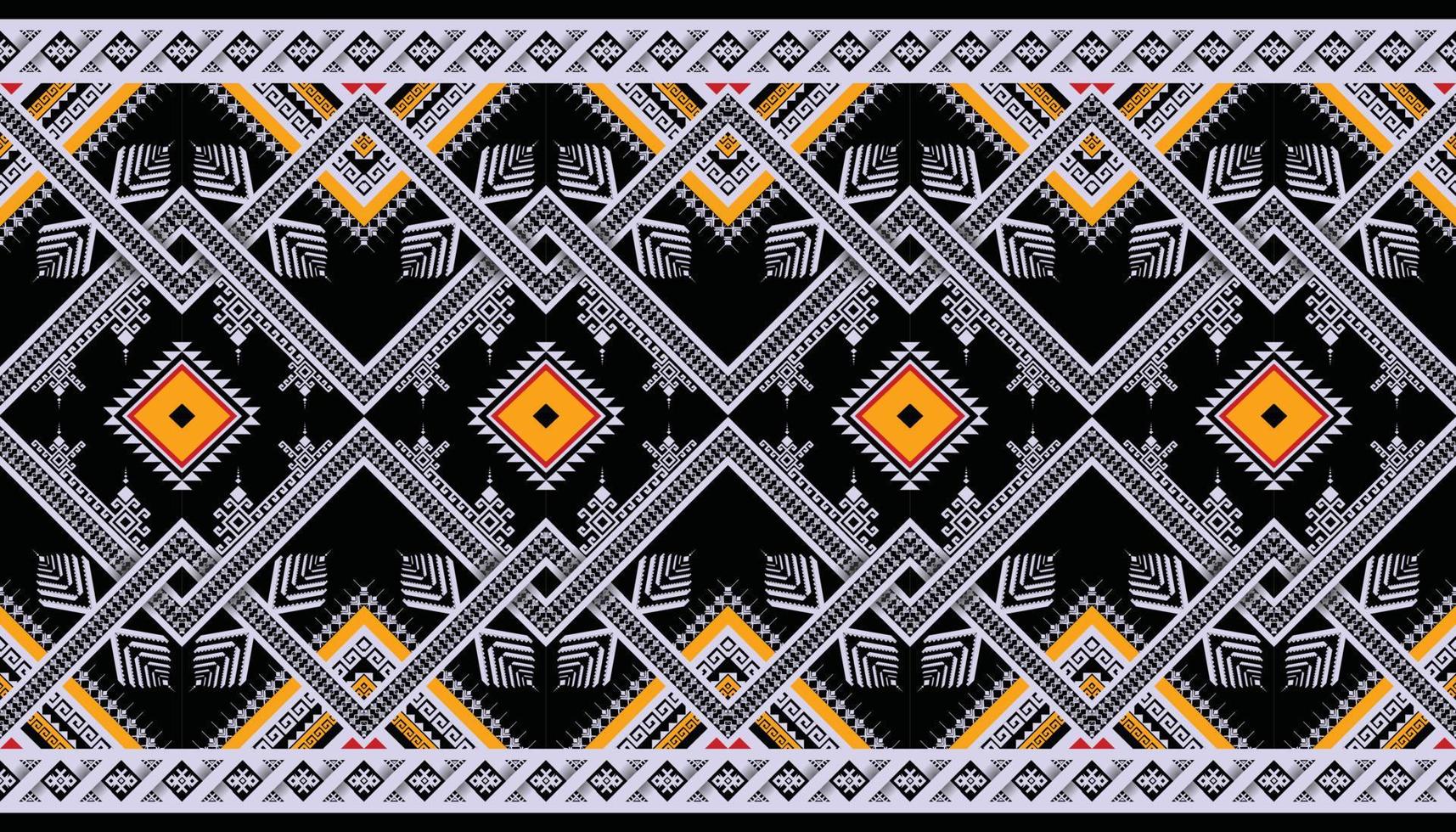 vector de patrones sin fisuras geométricos étnicos abstractos. patrón de motivo azteca árabe africano americano. elementos vectoriales diseñados para fondo, papel tapiz, impresión, envoltura, mosaico, patrón de tela. patrón de vectores