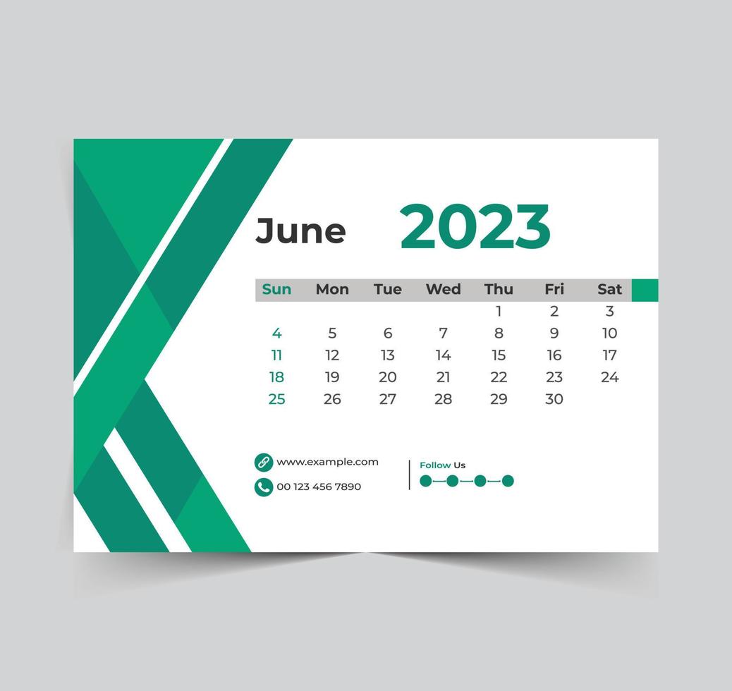 2023 calendario feliz año nuevo diseño vector