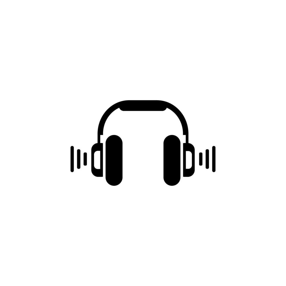 headphone icon illustration vector