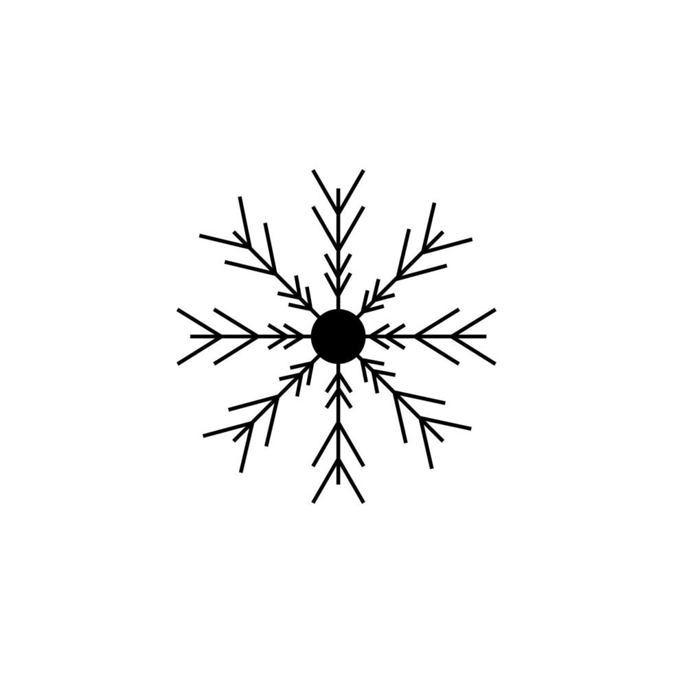 snow flakes icon illustration vector